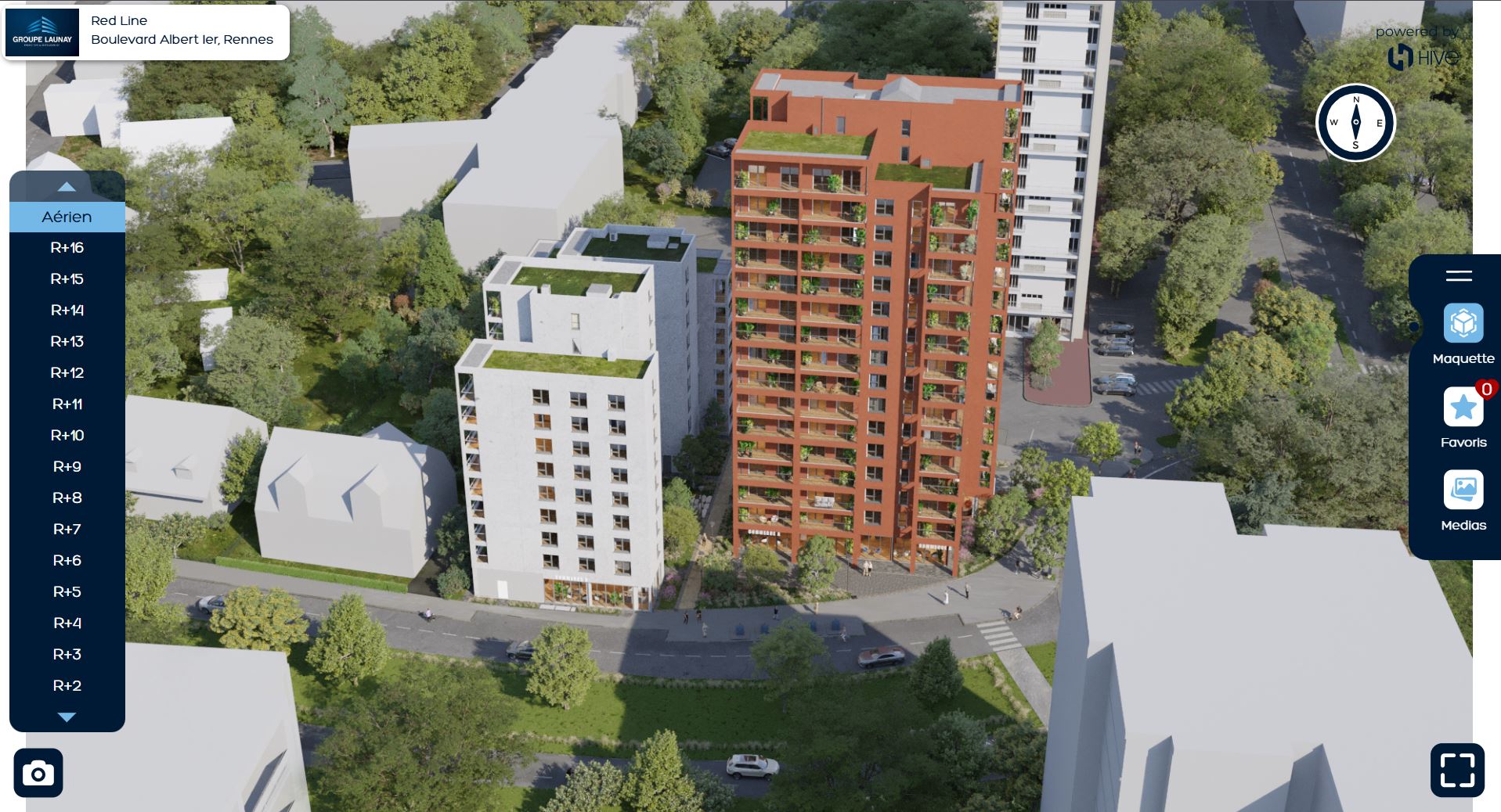 RED LINE - MAquette 3D